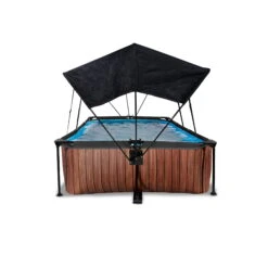 EXIT TOYS EXIT Wood Zwembad 220x150x65cm Met Filterpomp En Schaduwdoek - Bruin 11 EXIT TOYS EXIT Wood Zwembad 220x150x65cm Met Filterpomp En Schaduwdoek - Bruin -EXIT TOYS Winkel exit wood zwembad 220x150x65cm met filterpomp en schaduwdoek bruin 2
