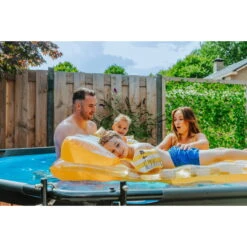 EXIT TOYS EXIT Wood Zwembad ø300x76cm Met Filterpomp - Bruin -EXIT TOYS Winkel exit wood zwembad o300x76cm met filterpomp bruin 7