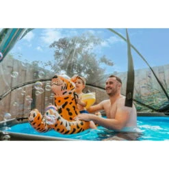 EXIT TOYS EXIT Wood Zwembad ø300x76cm Met Filterpomp En Overkapping - Bruin -EXIT TOYS Winkel exit wood zwembad o300x76cm met filterpomp en overkapping bruin 11