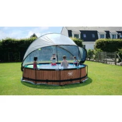 EXIT TOYS EXIT Wood Zwembad ø360x76cm Met Filterpomp En Overkapping - Bruin 24 EXIT TOYS EXIT Wood Zwembad ø360x76cm Met Filterpomp En Overkapping - Bruin -EXIT TOYS Winkel exit wood zwembad o360x76cm met filterpomp en overkapping bruin 10