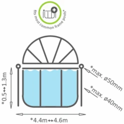 EXIT TOYS EXIT Zwembadafdekking ø450cm -EXIT TOYS Winkel exit zwembadafdekking o450cm a294643 2